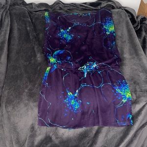 Purple Large Express Sleeveless Dress